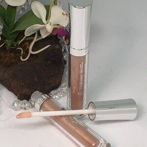 2x Lipology Outrageously Moist Wet Color Lip Gloss - Nude - Full Size - New